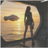 Space Marines 2055 Aufkleber (Vorderseite)