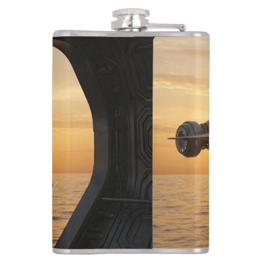 Space Marines 2055 Flachmann (Rückseite)