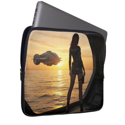 Space Marines 2055 Laptopschutzhülle (Vorne Rechts)