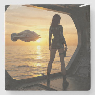 Space Marines 2055 Steinuntersetzer