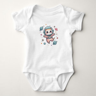 Space Meow-naut, niedliche Kawaii-Katze Baby Strampler