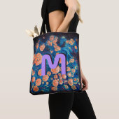 Space Mimosa Golden Nebel Blossom & Monogram Tasche (Von Nahem)