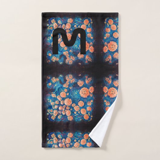 Space Mimosa Goldener Nebel Blossom Badhandtuch Set (Handtuch)