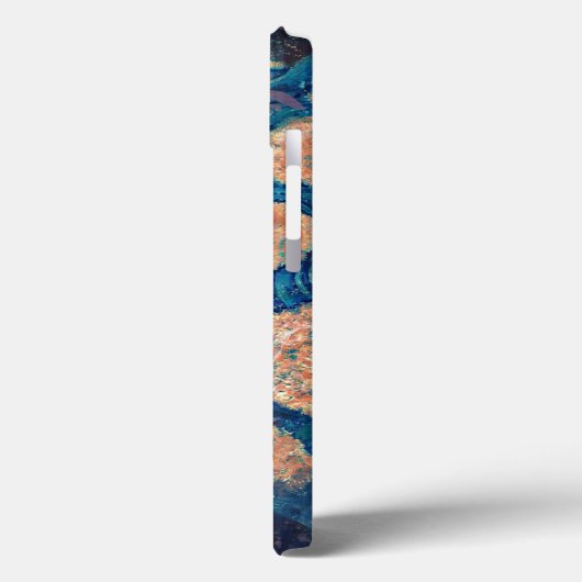 Space Mimosa Goldener Nebel Blossom Case-Mate iPhone Hülle (Rückseite / Links)