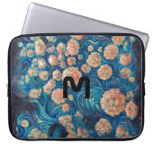 Space Mimosa Goldener Nebel Blossom Laptopschutzhülle (Vorderseite)