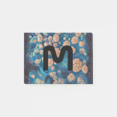 Space Mimosa Goldener Nebel Blossom Post-it Klebezettel (Vorderseite)