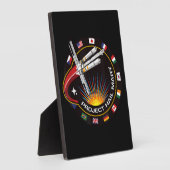 Space Mission Patch Fotoplatte (Seite)