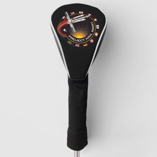 Space Mission Patch Golf Headcover (Vorderseite)