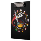 Space Mission Patch Klemmbrett (Links)