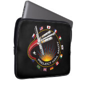 Space Mission Patch Laptopschutzhülle (Vorne Rechts)