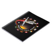 Space Mission Patch Notizblock (Linke Seite)