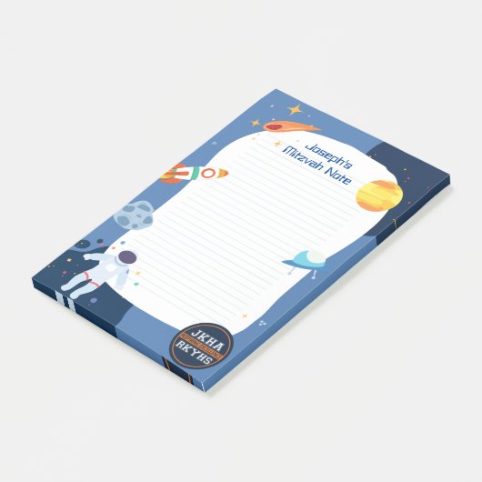 Space Mitzvot Post-it Klebezettel (angewinkelt)