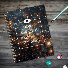 Space Modern Galaxy Monogram Inspiration Planer
