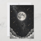 Space Mond 2. Geburtstag Einladung (Rückseite)