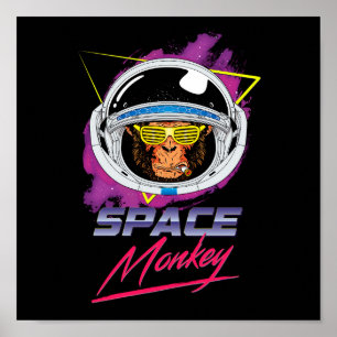 Space Monkey 80er Poster