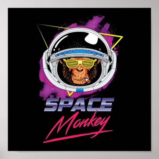 Space Monkey 80er Poster (Vorne)