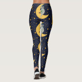 Space Monkey Muster Leggings (Rückseite)