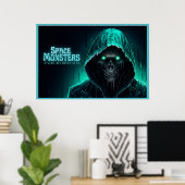 Space Monsters Poster (Heimbüro)