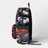 Space Moon Cheese Bedruckter Rucksack (Rechts)