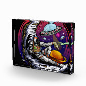 Space Moon Cheese Fotoblock (Rechts)