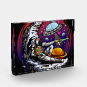 Space Moon Cheese Fotoblock (Links)