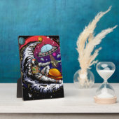 Space Moon Cheese Fotoplatte (Seite)