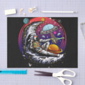 Space Moon Cheese Seidenpapier (Handwerk)