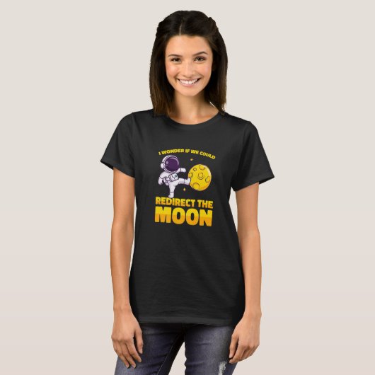 Space Moon Galaxy - Sonnensystem Planeten Astroide T-Shirt (Vorne ganz)