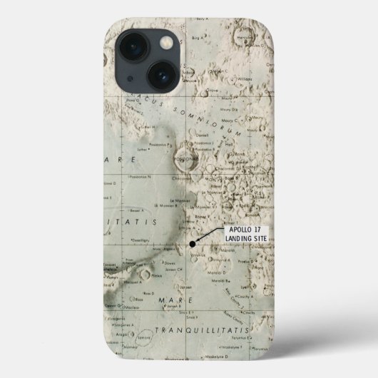 SPACE: MOON MAP, 1972 Case-Mate iPhone HÜLLE (Rückseite)