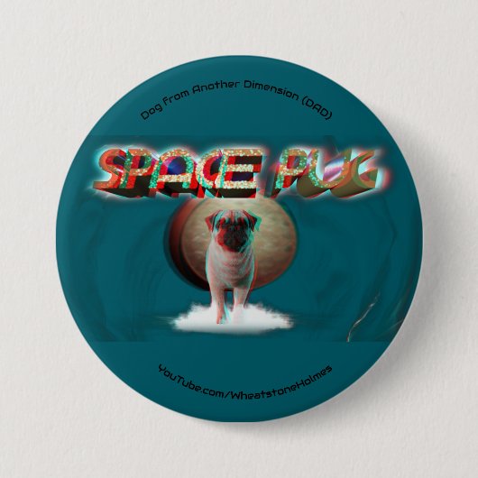 Space Mops 3D Button (Vorderseite)