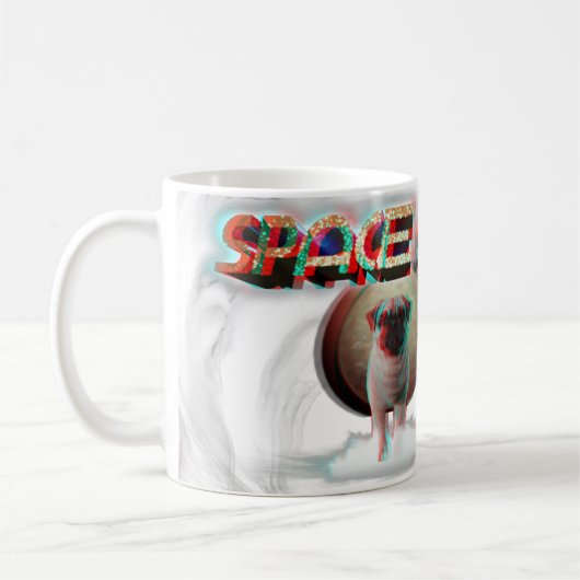 Space Mops 3D Kaffeetasse (Links)