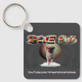 Space Mops 3D Schlüsselanhänger (Vorderseite)
