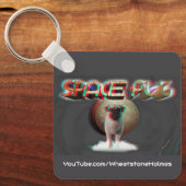 Space Mops 3D Schlüsselanhänger (Vorderseite)