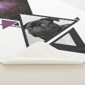 Space Mops | Black Mops Dog Gift Idee für Mops Lie Sherpadecke (3/4)