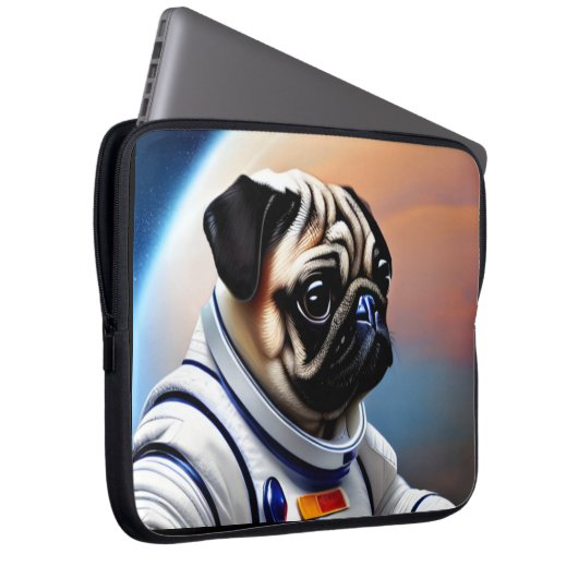 Space Mops Laptopschutzhülle (Vorne Rechts)