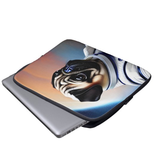 Space Mops Laptopschutzhülle (Vorne Knopf)