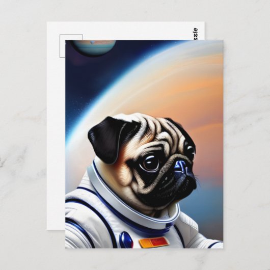 Space Mops Postkarte (Vorne/Hinten)