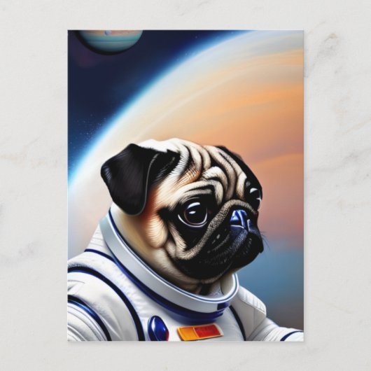 Space Mops Postkarte (Vorderseite)