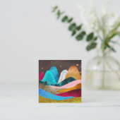 Space Mountains Begleitkarte (Stehend Vorderseite)