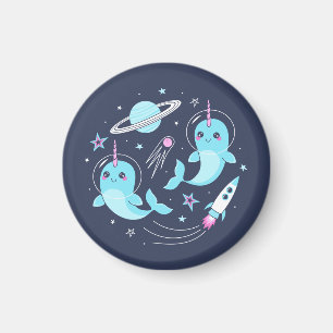 Space Narwhals Magnet