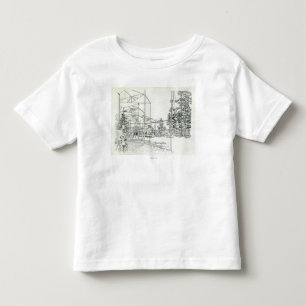 Space Needle Luftbild Konzeptzeichnung 3 Kleinkind T-shirt
