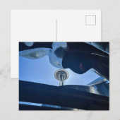 Space Needle Postkarte (Vorne/Hinten)