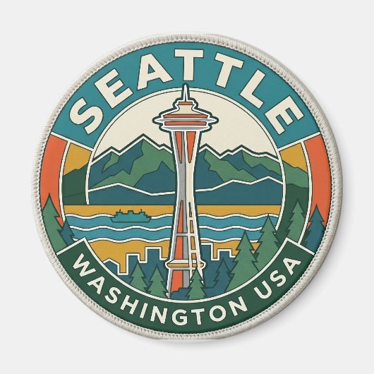 Space Needle USA Magnet (Vorne)