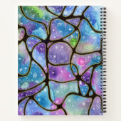 Space Neurographic Bullet Journal Notizblock (Rückseite)