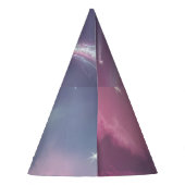 SPACE ODYSSEY:Celestie Reise /BABY SHOWER Partyhütchen (Rückseite)