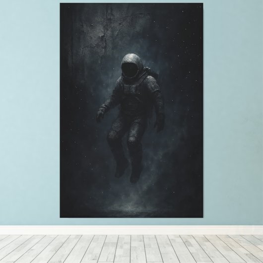 space of death  leinwanddruck (Insitu (Holzboden))