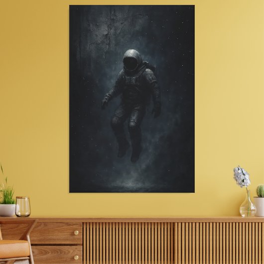 space of death  leinwanddruck (Insitu (Wohnzimmer))