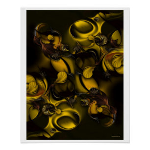 "Space of Life", glänzendes Poster