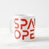 Space Opera Genre Lover Kaffeetasse (Vorderseite Links)