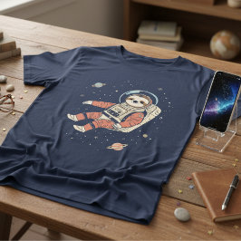 Space Out Sloth — Süßer Astronautenfaultier T-Shirt